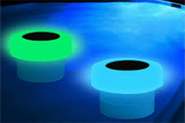 Chlorine Floater With Colorful Solar Lights