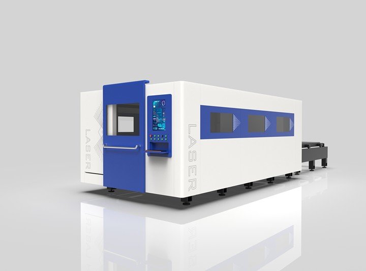 Large enclosure laser cutting machine