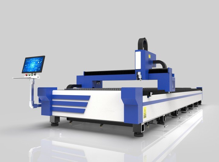 Single table laser cutting machine